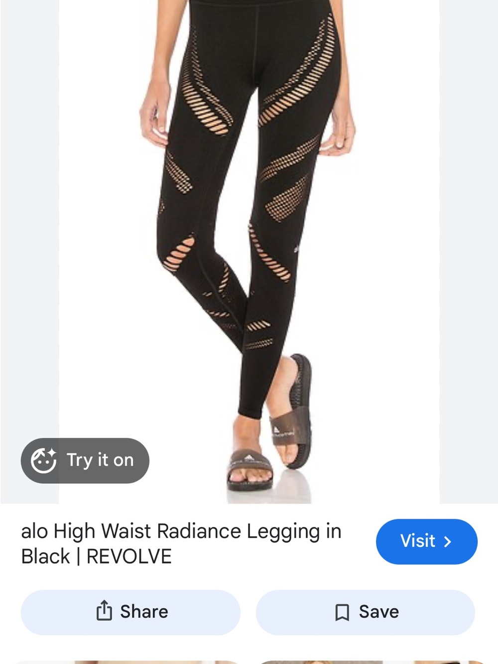 ALO Yoga Black radiance high rise